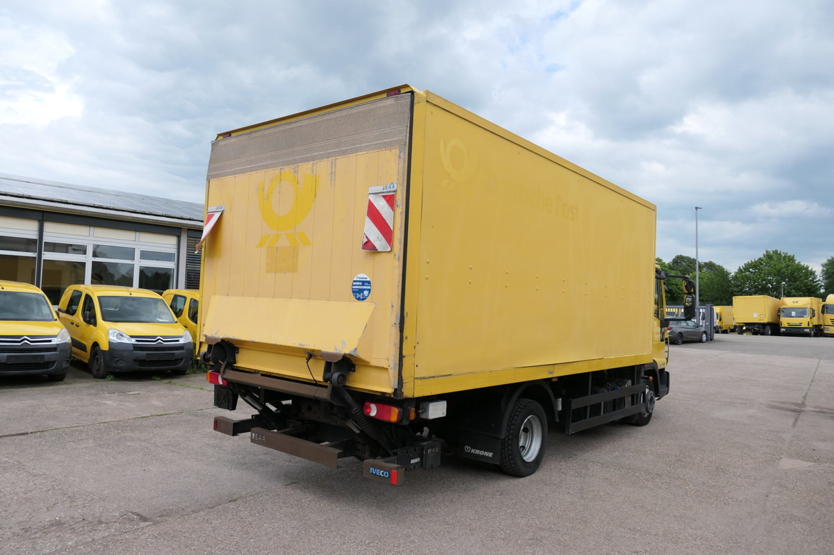 Box van IVECO EuroCargo ML 75 E 16 P LBW LUFT AUTOMATIK EURO-5