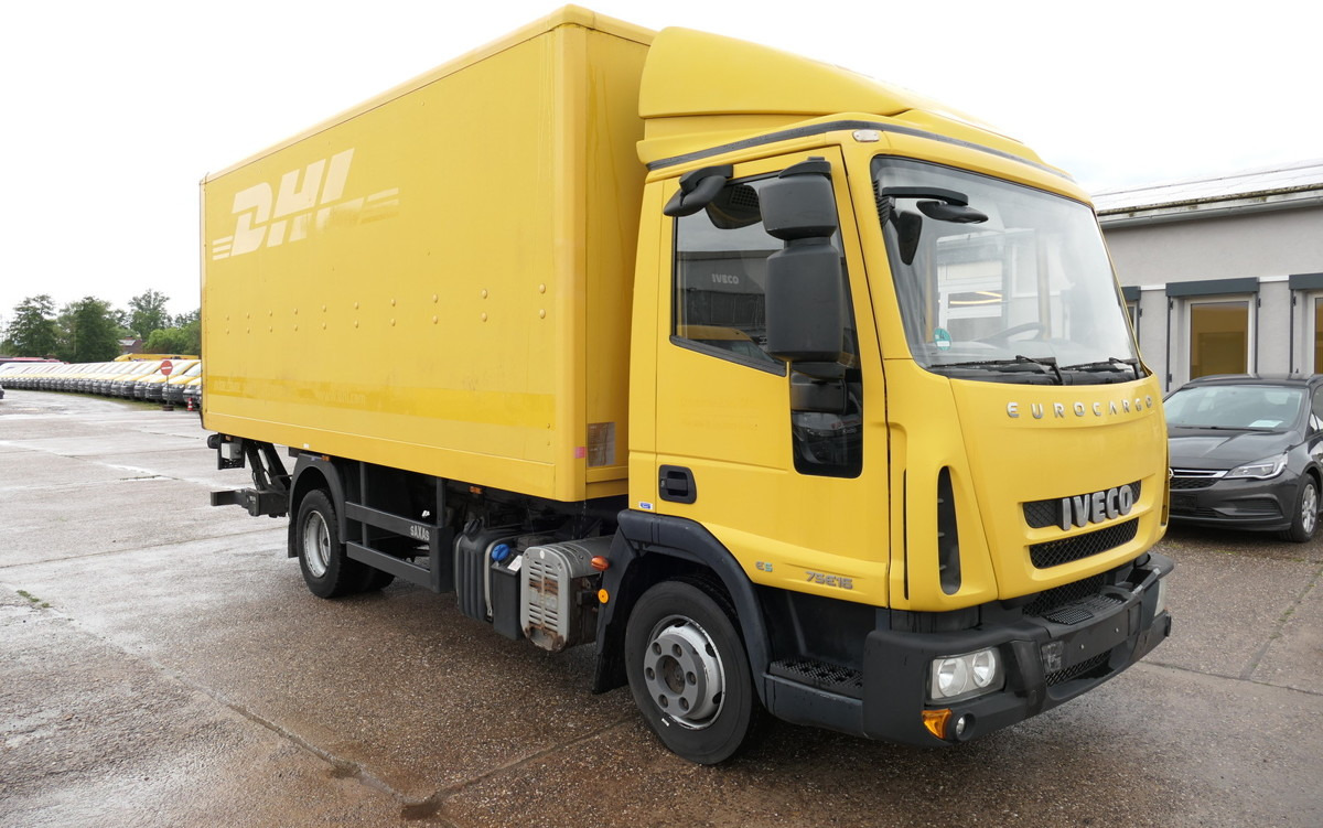 Box van IVECO EuroCargo ML 75 E 16 P LBW LUFT EURO-5