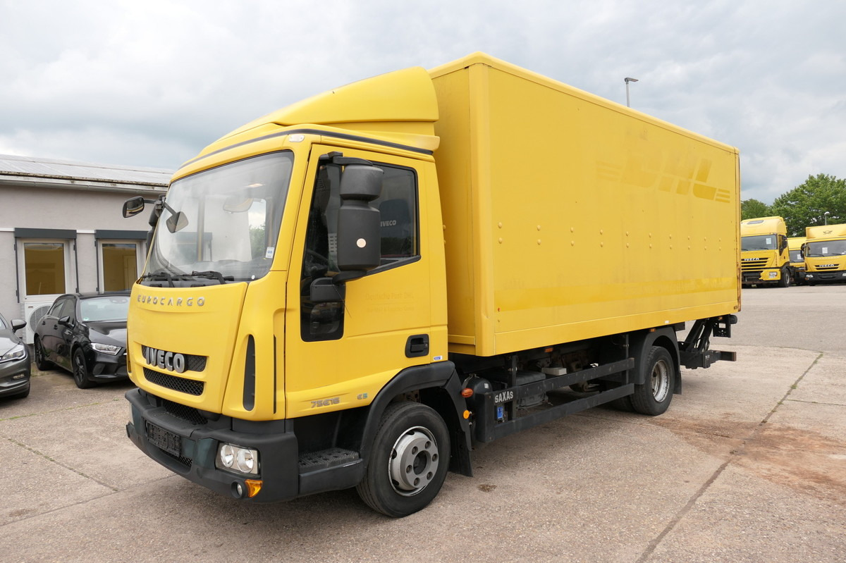 Box van IVECO EuroCargo ML 75 E 16 P LBW LUFT EURO-5