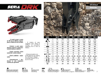 New Demolition shears for Excavator DEMOQ DRK17  Hydraulic Rotating Pulveriser Crusher 1650 KG: picture 2