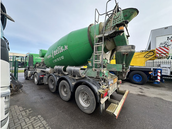 Concrete mixer semi-trailer MOL CIFA 12m³ BETONMIXER / CONCRETE MIXER + BUITENMOTOR DEUTZ ENGINE 6 CYL - 3-AS BPW - GOEDE STAAT - BELGISCHE PAPIEREN: picture 5