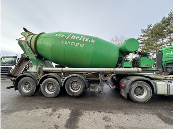 Concrete mixer semi-trailer MOL CIFA 12m³ BETONMIXER / CONCRETE MIXER + BUITENMOTOR DEUTZ ENGINE 6 CYL - 3-AS BPW - GOEDE STAAT - BELGISCHE PAPIEREN: picture 2