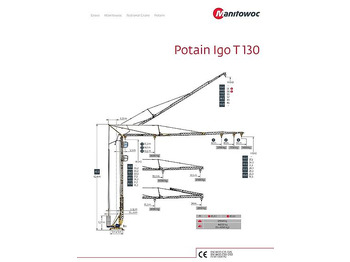 Self-erecting tower crane POTAIN