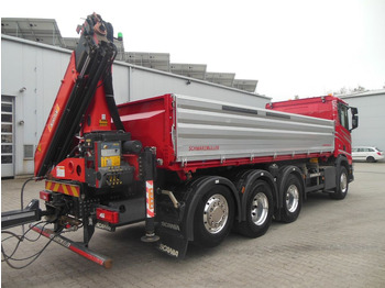 Crane truck, Tipper Scania R 580,8X4,KIPPER,BORDMATIC,PALFINGER PK 19.001: picture 3