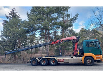 Crane truck, Hook lift truck MAN TGS 35.480 8x4, E5, Fassi F235CXP Kran+Abroll: picture 3