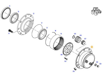 Wheel hub FENDT