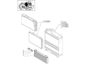 Oil cooler NEW HOLLAND