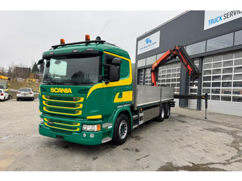 Crane truck SCANIA G 490