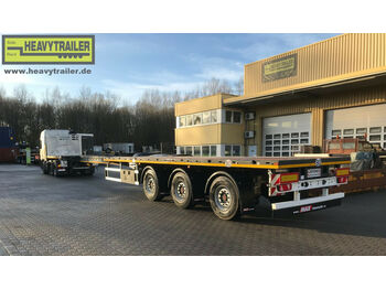 New Dropside/ Flatbed semi-trailer Faymonville MAX Trailer 3-Achs-Tele-Plateau zwangsgelenkt: picture 4