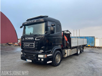 Crane truck SCANIA R