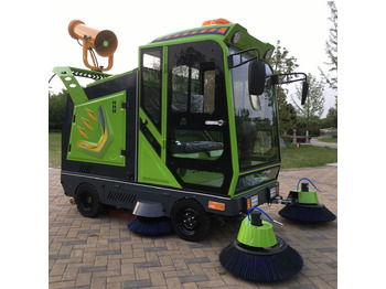 New Road sweeper LADYS DY1200 Electric Floor Street Road Sweeper Electric Ride One Floor Sweeper Machine 3 in 1 Mop Floor Sweeper Mop Floor Clean: picture 2