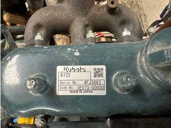 Engine for Construction machinery Kubota D 722 ENGINE: picture 2