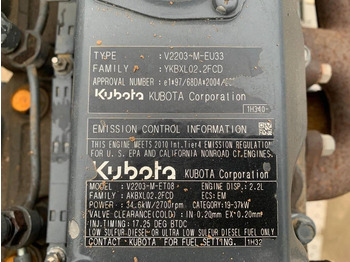 Engine for Construction machinery Kubota V 2203 ENGINE: picture 4