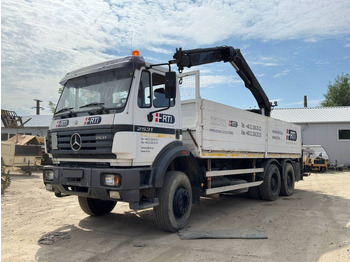 Crane truck, Dropside/ Flatbed truck Mercedes-Benz 2531: picture 5