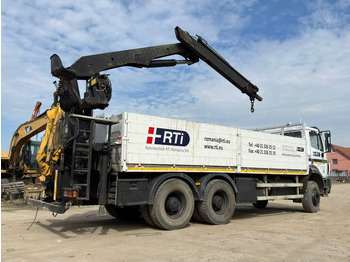 Crane truck, Dropside/ Flatbed truck Mercedes-Benz 2531: picture 3