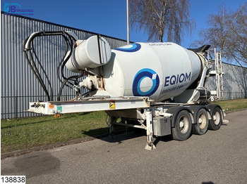 Concrete mixer semi-trailer