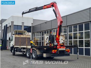 Dropside/ Flatbed truck, Crane truck DAF CF85.410 6X4 Fassi F155A.0.23 kran Cane Retarder Big-Axle Euro 5: picture 3