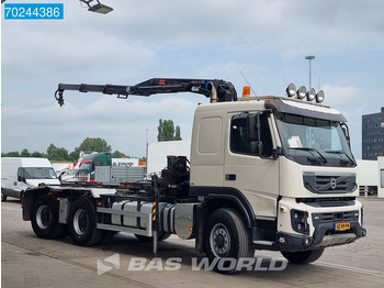 Hook lift truck, Crane truck Volvo FMX 460 6X6 HMF 1643-Z2 kran Crane VEB+ Hydrodrive Big-Axle Lenkachse: picture 4