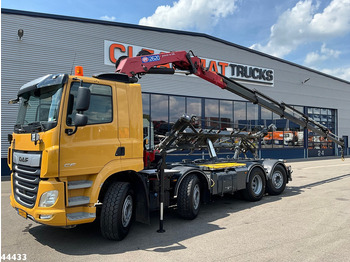 Cable system truck, Crane truck DAF DAF FAX CF 480 Euro 6 HMF 26 Tonmeter laadkraan: picture 2