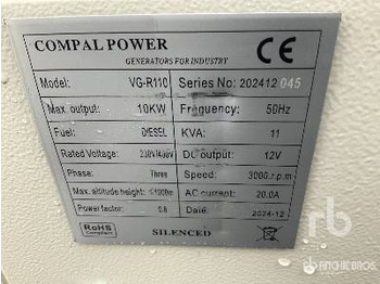 New Generator set COMPAL VG-R110 10kW (Unused): picture 5