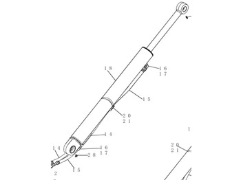 Hydraulic cylinder CASE