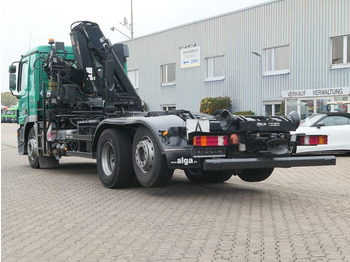 Hook lift truck, Crane truck Mercedes-Benz 2536 L Actros 6x2, Kran Hiab 122 BS-2, Multilift: picture 5