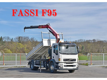 Leasing of Volvo FL 290 KIPPER 4,90m * FASSI F95A.22 + FUNK * TOP  Volvo FL 290 KIPPER 4,90m * FASSI F95A.22 + FUNK * TOP: picture 1