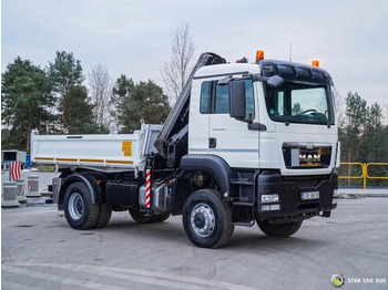 Tipper MAN  TGS 18.360 4x4 HIAB 144 E-4 Crane Kipper: picture 3