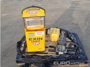 Construction equipment 240Volt Portable Light, 110Volt Transformer, 110Volt Grinder, Pneumatic Handheld Breaker: picture 2