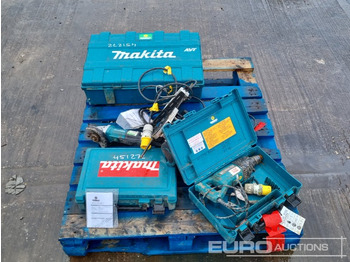 Construction equipment Makita 110Volt AVT HR5212C Hammer Drill, RP1801 Plunge Router, 9565P Angle Grinder, GA50 Angle Grinder, 8406 Core Drill (2 of): picture 5