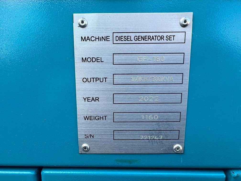 New Generator set Ricardo 200KVA (160KW) SILENT GENERATOR 3 PHASE 50HZ 400V: picture 11