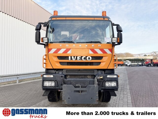 Tipper, Crane truck Iveco Trakker AD190T33W 4x4, Winterdienstausstattung,: picture 9