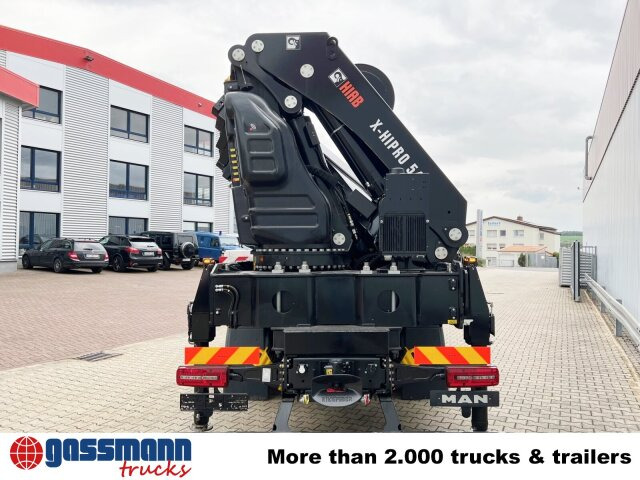 New Dropside/ Flatbed truck, Crane truck MAN TGX 26.510 6x2-4 LL, Kran Hiab X-HiPro 548 E-8,: picture 14