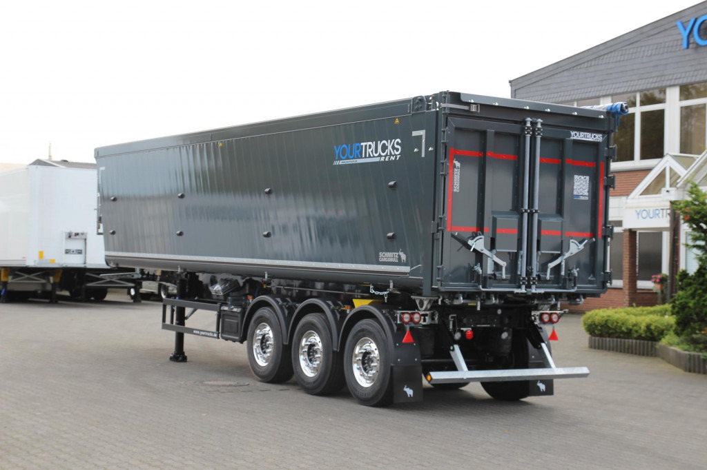 Tipper semi-trailer SCHMITZ Kipper Alukastenmulde 54m³ Kombitür Miete-Rent: picture 10