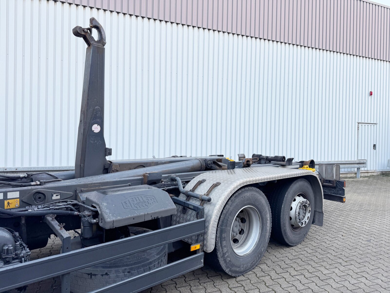 Hook lift truck, Crane truck Mercedes-Benz Actros 2541 L 6x2 Actros 2541 L 6x2, Lenkachse, Meiller RK 20.65, Kran Palfinger PK 14002-EH, Funk: picture 13