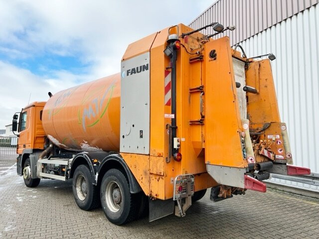 Garbage truck for transportation of garbage Mercedes-Benz Actros 2632/41 6x4 Actros 2632/41 6x4, FAUN Rotopress 520, Zöller-Schüttung: picture 12