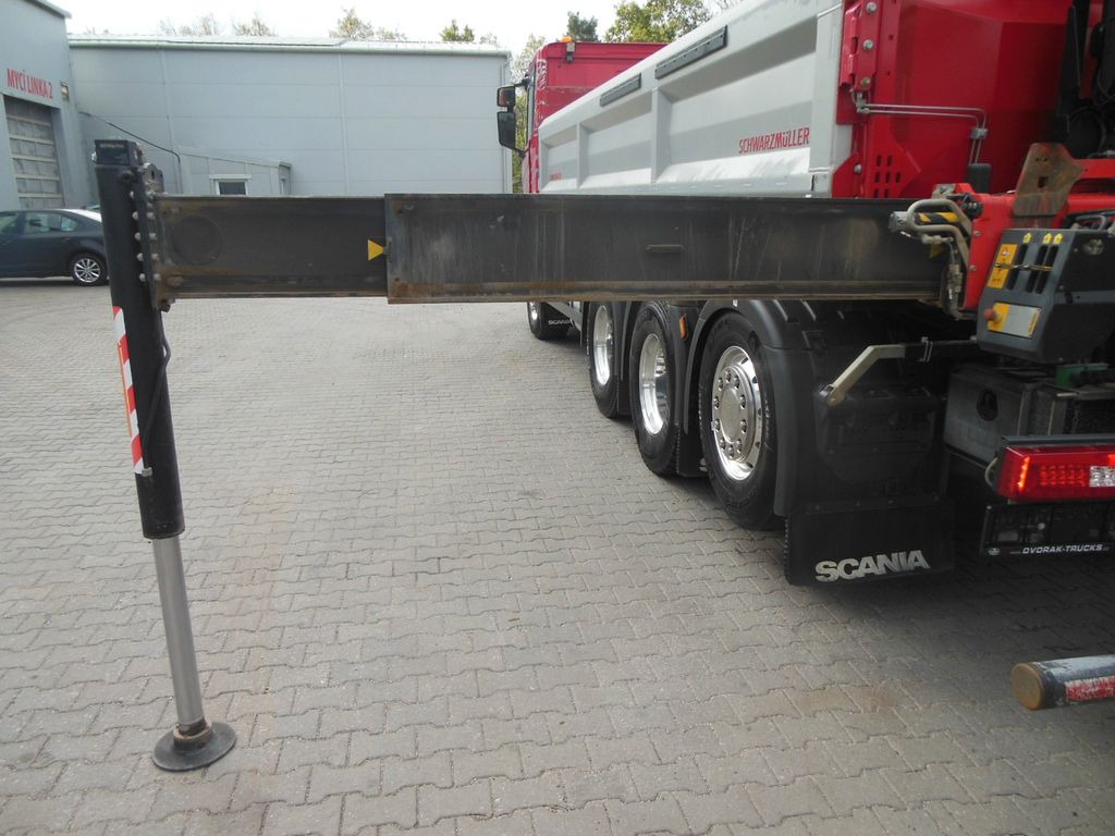 Crane truck, Tipper Scania R 580,8X4,KIPPER,BORDMATIC,PALFINGER PK 19.001: picture 15