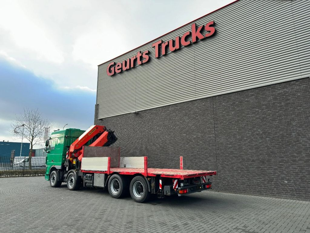 Crane truck, Dropside/ Flatbed truck DAF XF 105.510 8X4 + PALFINGER PK 65002-SH E POWER L: picture 9