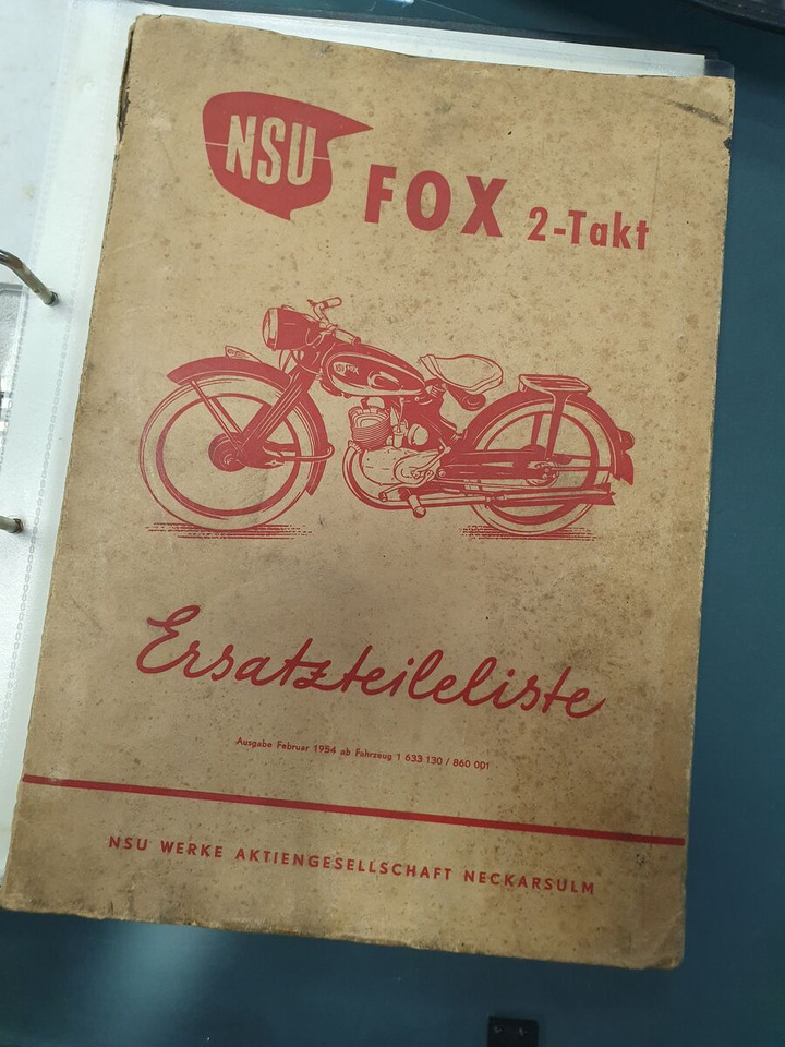 Motorcycle NSU FOX A1 motorfiets: picture 11