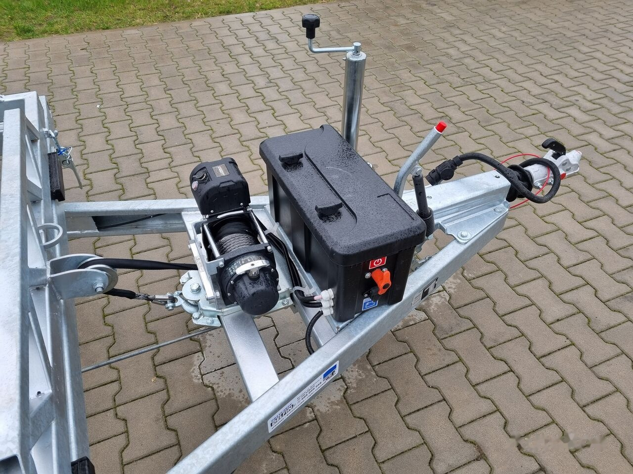 New Cable drum trailer TA-NO DRUM PRO electric winch / elektryczna wciągarka | 3500kg: picture 9