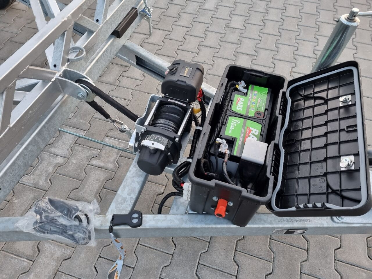 New Cable drum trailer TA-NO DRUM PRO electric winch / elektryczna wciągarka | 3500kg: picture 10