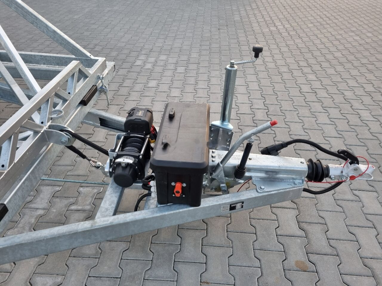 New Cable drum trailer TA-NO DRUM PRO electric winch / elektryczna wciągarka | 3500kg: picture 8