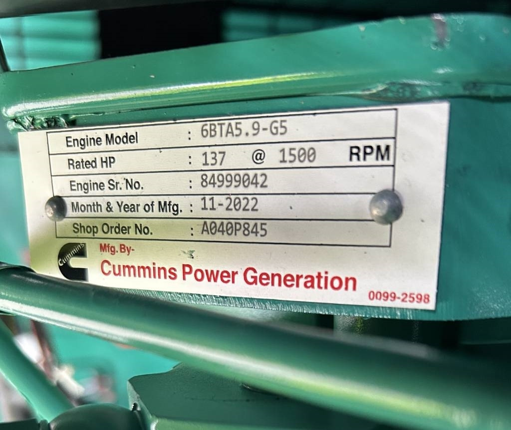 New Generator set Cummins C110D5 - 110 kVA Generator - DPX-18509: picture 14