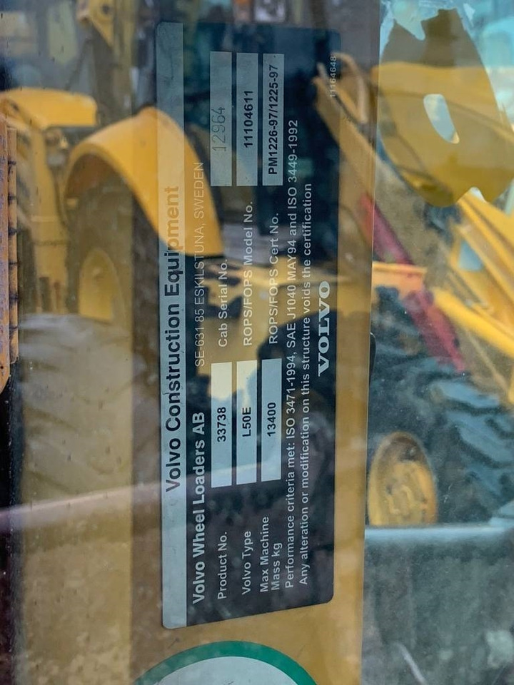 Cab for Construction machinery Volvo L 50 E - L100 Cabin: picture 6