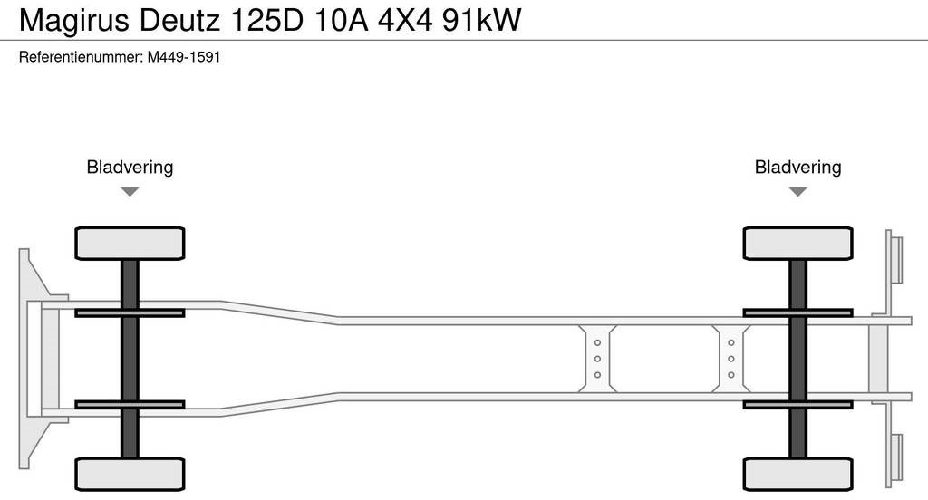 Fire truck Magirus Deutz 125D 10A 4X4 91kW: picture 12