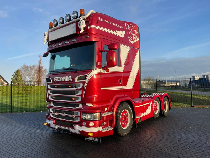 Tractor unit Scania R520 6X2/4, VOLLUCHT, SHOWTRUCK, LEER, RETARDER.: picture 6