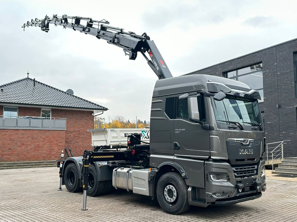 New Crane truck, Tractor unit MAN TGX 26.580 6x4 Kran Hiab 302-6 + Jib-4: picture 7