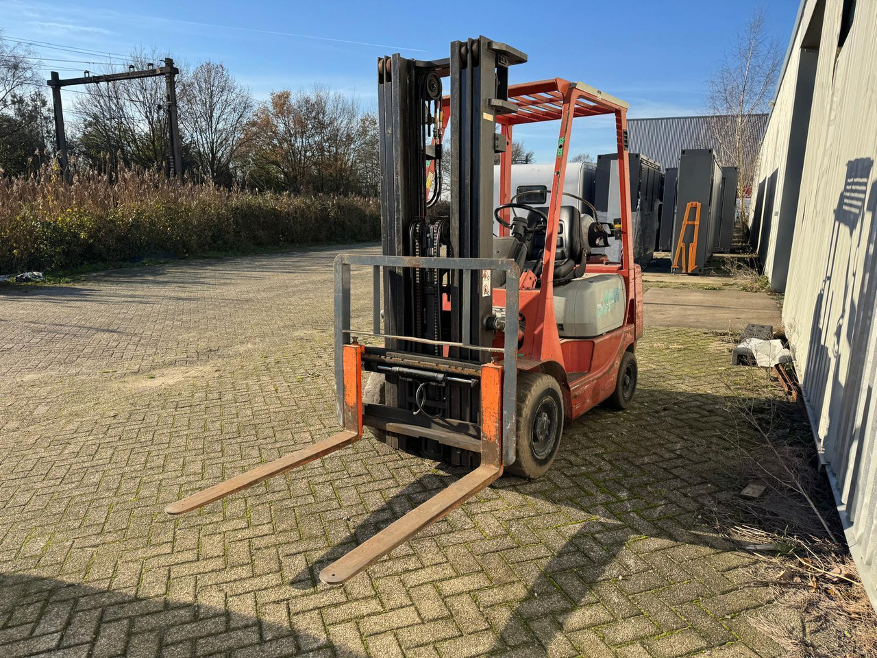 LPG forklift Mitsubishi EG 15 Heftruck Triplomast met 4.7m Hefhoogte: picture 1