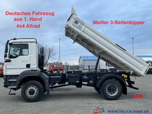 Tipper MAN TGM 18.320 4x4 Meiller 3 S. Kipper Nur 62795 KM: picture 8