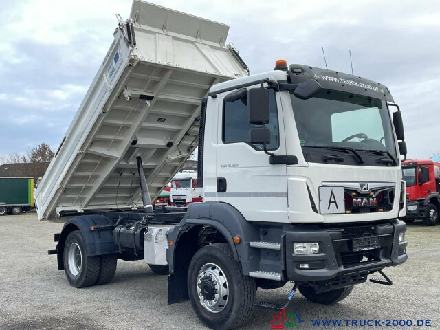 Tipper MAN TGM 18.320 4x4 Meiller 3 S. Kipper Nur 62795 KM: picture 7